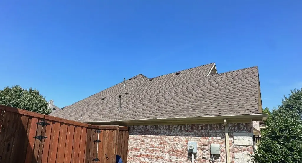 Completed roof replacement project in Sun Valley